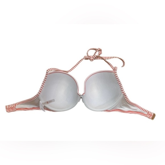 SHADE- Striped Red Bikini Top - Picture 5 of 5